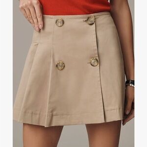 NWOT Anthropologie Maeve Pleated Skirt